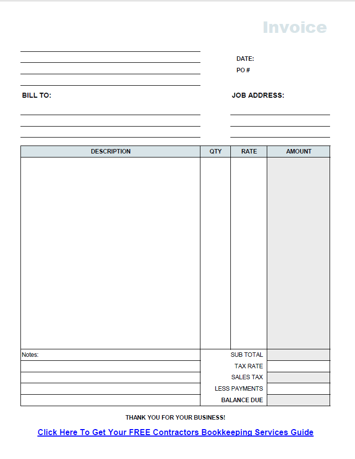 Bidding Templates Excel