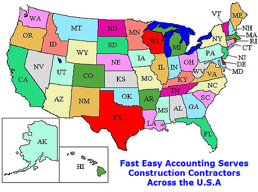 Outsourced Construction Accounting Services For Contractors All Across The U.S.A. By Fast Easy Accounting 206-361-3950 Outsourced Construction Accounting Services For Contractors All Across The U.S.A. By Fast Easy Accounting 206-361-3950