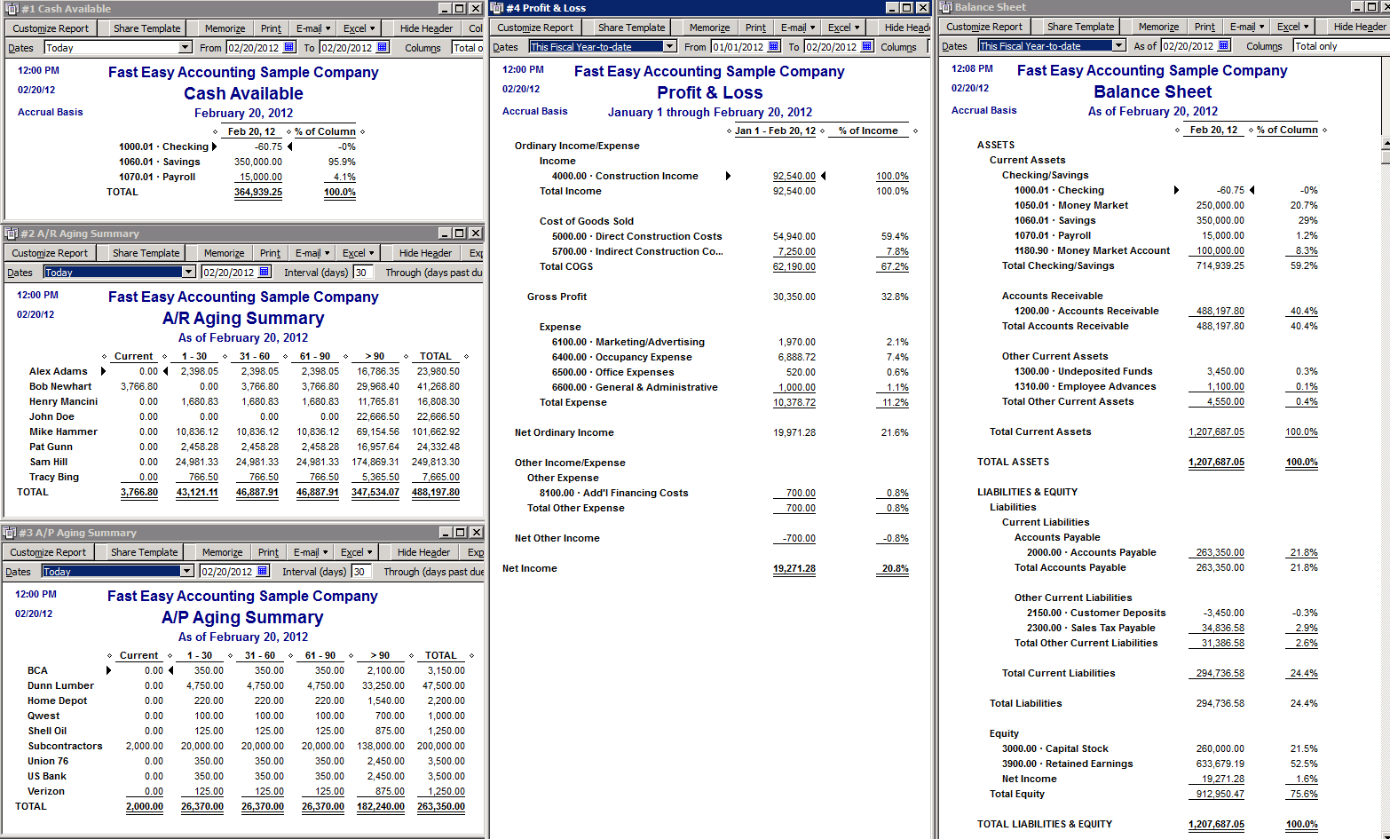 Chart Of Accounts Report In Quickbooks