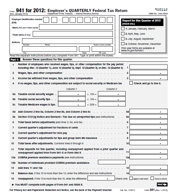 Fast Easy Accounting Bookkeeping Services Does 941 Tax Federal Tax Returns