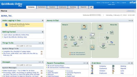 QuickBooks accounting