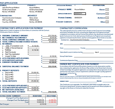 Payment Application Summary