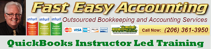 QuickBooks Pro Premier Enterprise Instructor Led Training At Fast Easy Accounting 206 361 3950