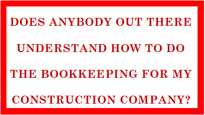 Fast Easy Accounting 206 361 3950 Contractors Bookkeeping Services Understands Your Construction Company Bookkeeping Needs