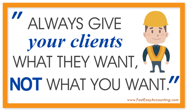 CLIENTS WANT