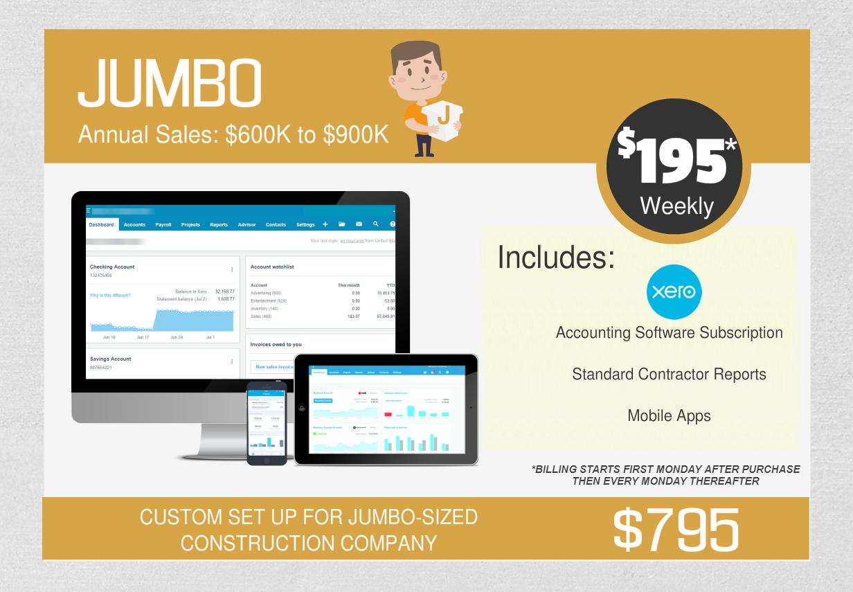 Xero Jumbo Contractor