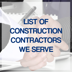 Construction Contractors We Serve