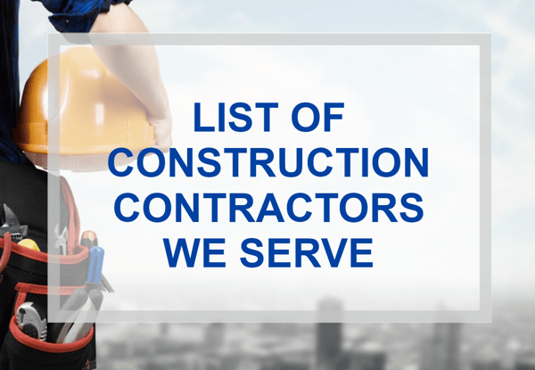 List of Contractors